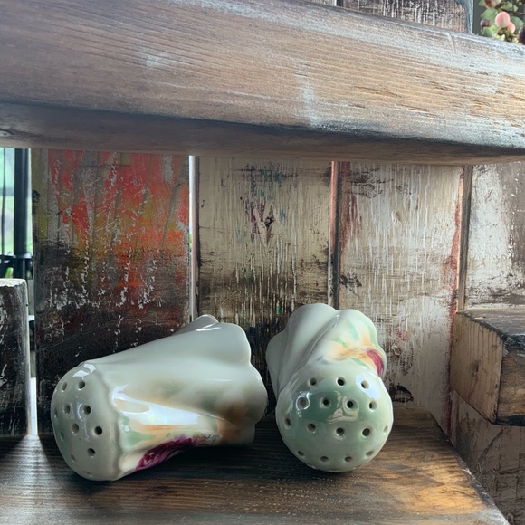 Antique Leuchtenburg Germany Salt & Pepper shakers - Picture 2 of 6